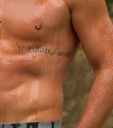Chris Lambton, one of the two final bachelors, has a tattoo of his mother's 
